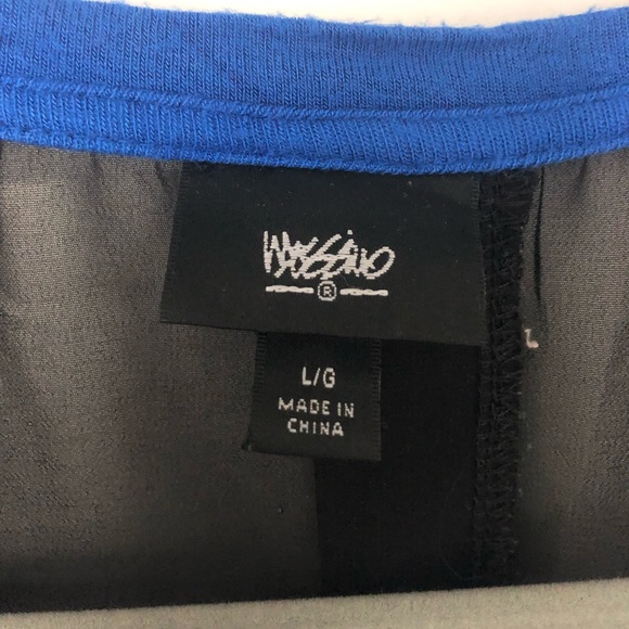 EUC Mossimo Blue Sheer Blouse (L) 💙 - Picture 3 of 3